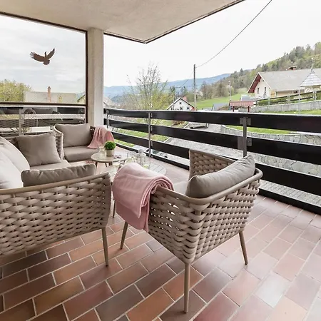 Apartmán Valy - Free Bikes, Relaxing Terrace & Near Bled