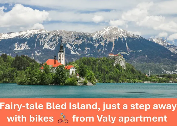 Valy - Relaxing Terrace & Near Lägenhet Bled